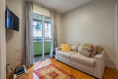 Sala de apartamento à venda com 1 quarto, 35m² em Jardim Paulista, São Paulo