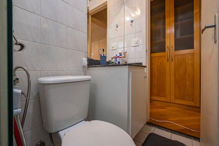 Banheiro de apartamento à venda com 1 quarto, 35m² em Jardim Paulista, São Paulo