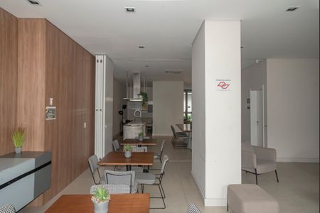 Studio para alugar com 26m², 1 quarto e sem vaga Studio para alugar com 26m², 1 quarto e sem vagaÁrea comum - Salão de festas