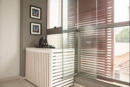 Varanda de kitnet/studio para alugar com 1 quarto, 26m² em Mirandópolis, São Paulo