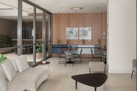 Studio para alugar com 26m², 1 quarto e sem vaga Studio para alugar com 26m², 1 quarto e sem vagaÁrea comum - Espaço gourmet