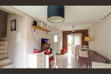 Casa de condomínio à venda com 76m², 3 quartos e 2 vagasSala 