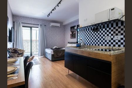 Cozinha de kitnet/studio para alugar com 1 quarto, 29m² em Perdizes, São Paulo