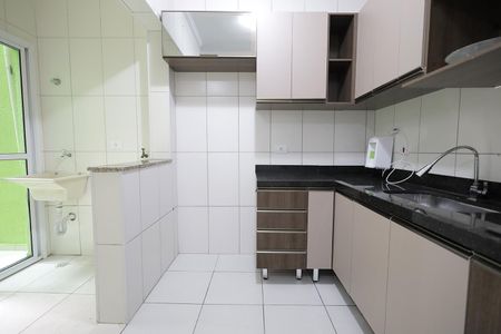 Cozinha de apartamento para alugar com 2 quartos, 70m² em Vila Curuçá, Santo André