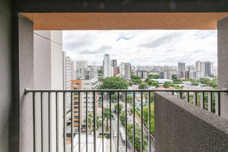 Studio para alugar com 29m², 1 quarto e sem vagaVaranda