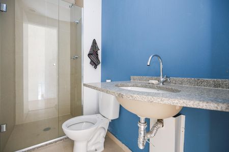 Banheiro de apartamento à venda com 1 quarto, 25m² em Vila Andrade, São Paulo