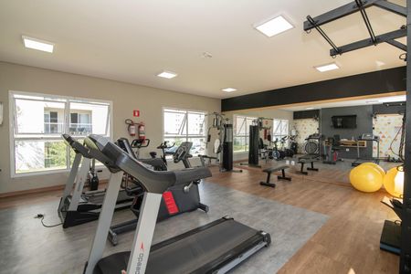 Apartamento para alugar com 61m², 2 quartos e 2 vagasÁrea Comum - Academia