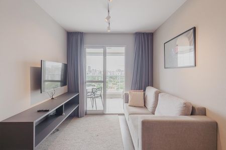 Sala de apartamento para alugar com 2 quartos, 56m² em Jardim Paulistano, São Paulo