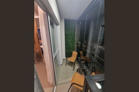 Varanda de apartamento à venda com 1 quarto, 27m² em Campo Belo, São Paulo