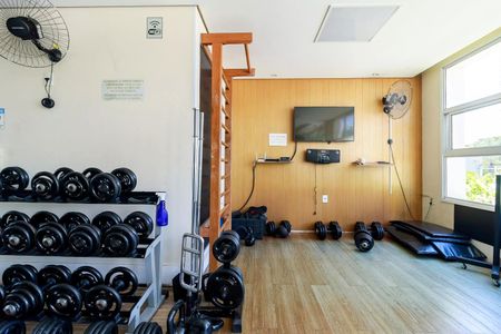 Apartamento para alugar com 80m², 2 quartos e 2 vagasÁrea comum - Academia