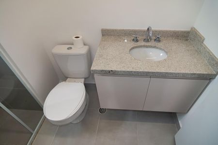 Studio para alugar com 34m², 1 quarto e 1 vaga Studio para alugar com 34m², 1 quarto e 1 vagaBanheiro