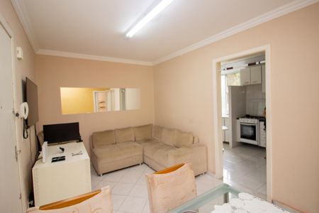 Sala de apartamento à venda com 2 quartos, 50m² em L Vista, Contagem