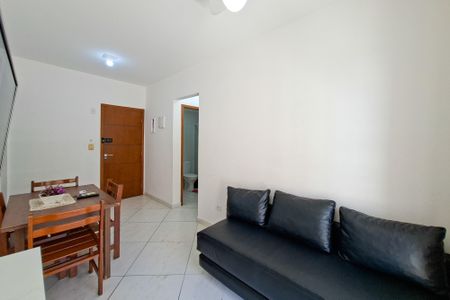 Sala de apartamento para alugar com 1 quarto, 60m² em Cidade Ocian, Praia Grande