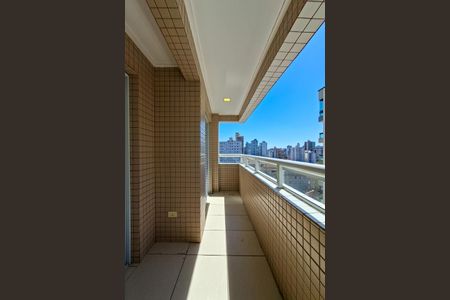 Sacada  de apartamento para alugar com 1 quarto, 60m² em Cidade Ocian, Praia Grande