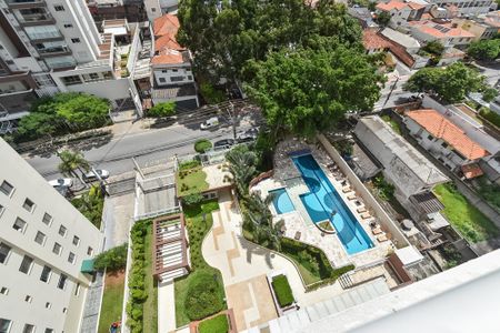 Apartamento para alugar com 137m², 3 quartos e 2 vagasVista da varanda