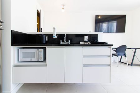 Studio para alugar com 35m², 1 quarto e 1 vaga Studio para alugar com 35m², 1 quarto e 1 vagaCozinha