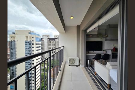 Studio à venda com 25m², 1 quarto e sem vagaVaranda