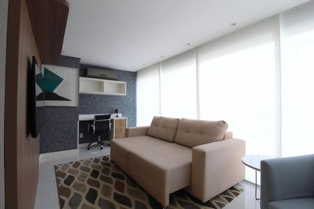 Sala de apartamento para alugar com 1 quarto, 57m² em Vila Nova Conceição, São Paulo