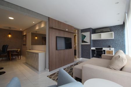 Sala de apartamento para alugar com 1 quarto, 57m² em Vila Nova Conceição, São Paulo
