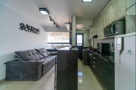 Sala de apartamento à venda com 2 quartos, 46m² em Campestre, Santo André