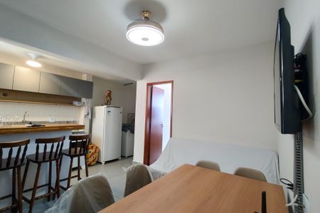 Sala de apartamento para alugar com 1 quarto, 52m² em Guilhermina, Praia Grande