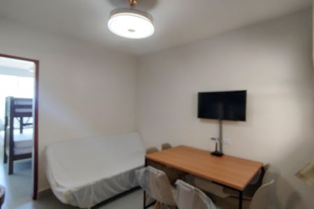 Sala de apartamento para alugar com 1 quarto, 52m² em Guilhermina, Praia Grande