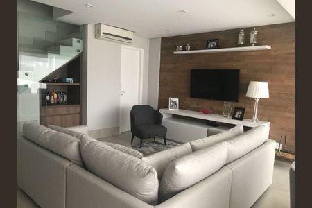 Sala de apartamento para alugar com 1 quarto, 90m² em Campo Belo, São Paulo