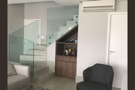Sala de apartamento para alugar com 1 quarto, 90m² em Campo Belo, São Paulo