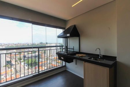 Varanda da Sala de apartamento para alugar com 2 quartos, 64m² em Jardim Independência (são Paulo), São Paulo
