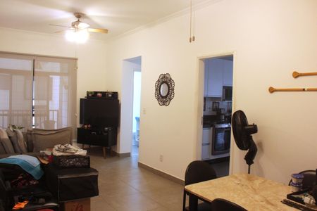 Sala de apartamento para alugar com 1 quarto, 56m² em Pompéia, Santos