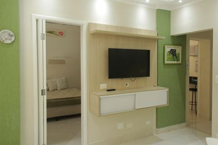 Sala de apartamento para alugar com 1 quarto, 68m² em José Menino, Santos