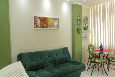 Sala de apartamento para alugar com 1 quarto, 68m² em José Menino, Santos