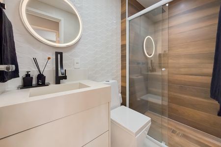 Apartamento à venda com 55m², 2 quartos e 1 vaga Apartamento à venda com 55m², 2 quartos e 1 vagaBanheiro Social