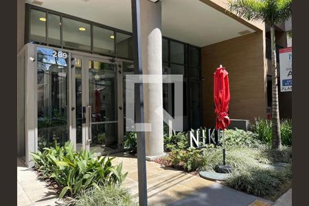 Studio à venda com 31m², 1 quarto e sem vagaFachada e portaria