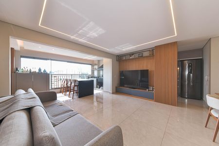 Sala de apartamento para alugar com 2 quartos, 103m² em Jardim Caravelas, São Paulo