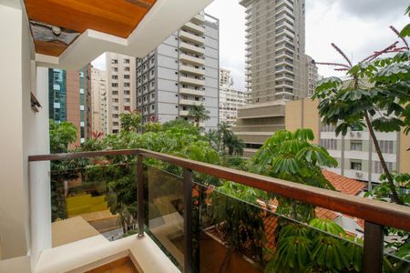 Apartamento para alugar com 140m², 3 quartos e 2 vagas Apartamento para alugar com 140m², 3 quartos e 2 vagasVaranda e Vista do Quarto 2