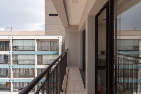 Studio à venda com 32m², 1 quarto e 1 vagaVaranda