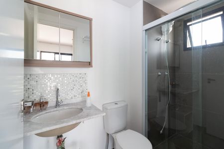 Banheiro de kitnet/studio à venda com 1 quarto, 32m² em Butantã, São Paulo