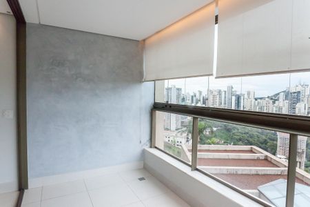 varanda sala de apartamento para alugar com 2 quartos, 92m² em Vila Castela, Nova Lima