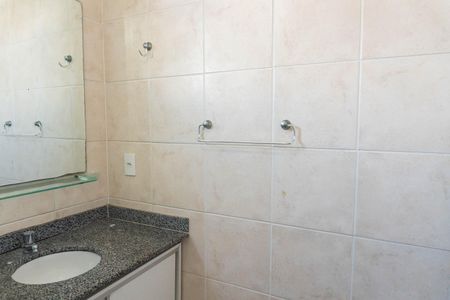 Banheiro da Suíte de apartamento à venda com 1 quarto, 43m² em Vila Guarani (zona Sul), São Paulo