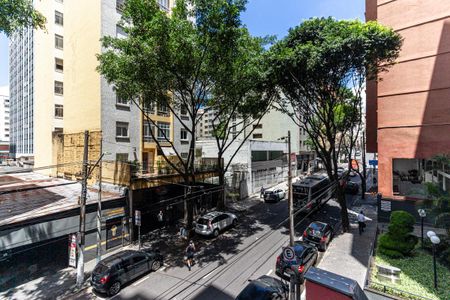Vista da Suíte de apartamento para alugar com 1 quarto, 24m² em Vila Buarque, São Paulo