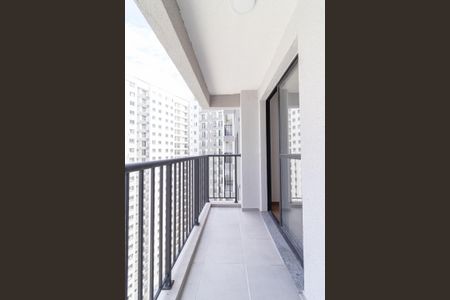 Varanda da Sala de apartamento para alugar com 2 quartos, 42m² em Cidade Antônio Estêvão de Carvalho, São Paulo