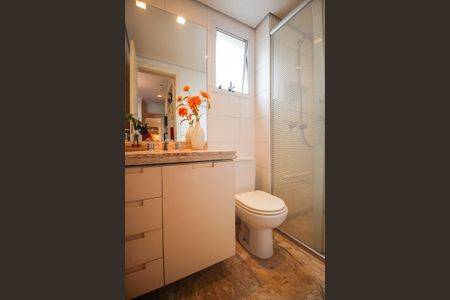 Apartamento à venda com 129m², 3 quartos e 3 vagasBanheiro da Suíte 3