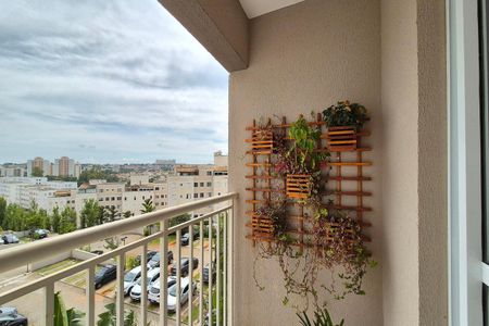 Varanda da Sala  de apartamento à venda com 3 quartos, 81m² em Parque Prado, Campinas