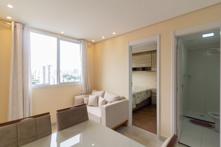 Sala de apartamento para alugar com 2 quartos, 33m² em Jardim Prudência, São Paulo