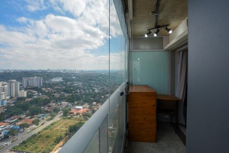 Apartamento à venda com 37m², 1 quarto e 1 vaga Apartamento à venda com 37m², 1 quarto e 1 vagaVaranda da Sala/cozinha