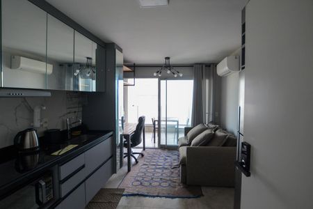 Sala/cozinha de apartamento para alugar com 1 quarto, 37m² em Butantã, São Paulo