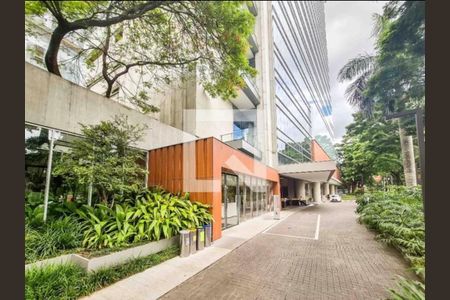 Apartamento para alugar com 37m², 1 quarto e 1 vagaFachada e portaria