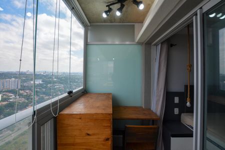 Apartamento à venda com 37m², 1 quarto e 1 vaga Apartamento à venda com 37m², 1 quarto e 1 vagaVaranda da Sala/cozinha