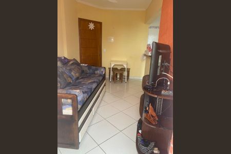 Sala de apartamento para alugar com 1 quarto, 55m² em Vila Caiçara, Praia Grande